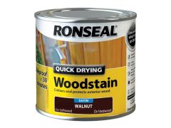 Ronseal Woodstain Quick Dry Satin Smoked Walnut 250ml - RSLQDWSSW250