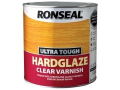 Ronseal Ultra Tough Hardglaze Internal Clear Gloss Varnish 2.5 Litre - RSLUTVHG25L