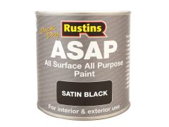 Rustins ASAP Paint Black 1 Litre - RUSASAPB1L