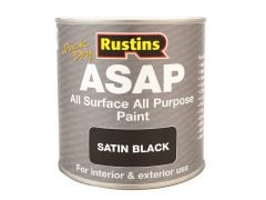 Rustins ASAP Paint Black 250ml - RUSASAPB250