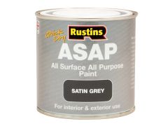 Rustins ASAP Paint Grey 500ml - RUSASAPGR500