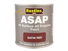 Rustins ASAP Paint Red 500ml - RUSASAPR500