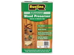Rustins Advanced Wood Preserver Clear 5 Litre - RUSAWPCL5L