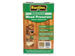Rustins Quick Dry Advanced Wood Protector Mid Brown 5 Litre - RUSAWPMB5L