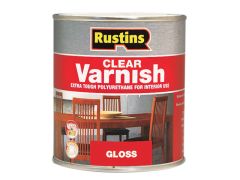 Rustins Polyurethane Varnish Gloss Clear 500ml - RUSPVGCL500