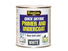 Rustins Quick Dry Primer & Undercoat White 500ml - RUSQDWPUC500