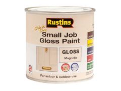 Rustins Quick Dry Small Job Gloss Paint Magnolia 250ml - RUSSJMAGQD