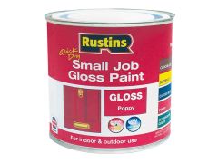 Rustins Quick Dry Small Job Gloss Paint Poppy 250ml - RUSSJPPOPQD