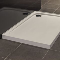 Merlyn Ionic Touchstone Rectangular Shower Tray 1200 x 800mm - 4 Upstand - S128RTUP - 2