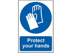 Scan Protect Your Hands - PVC 200 x 300mm - SCA0023