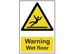 Scan Warning Wet Floor - PVC 200 x 300mm - SCA1107