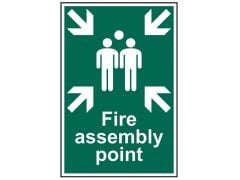 Scan Fire Assembly Point - PVC 200 x 300mm - SCA1541