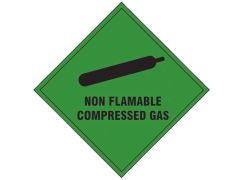 Scan Non Flammable Compressed Gas SAV - 100 x 100mm - SCA1870S
