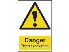 Scan Danger Deep Excavation - PVC 400 x 600mm - SCA4103