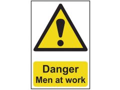 Scan Danger Men At Work - PVC 400 x 600mm - SCA4104