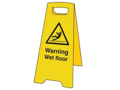 Scan Warning Wet Floor Heavy-Duty A Board - SCA4702