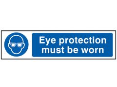 Scan Eye Protection Must Be Worn - PVC 200 x 50mm - SCA5001