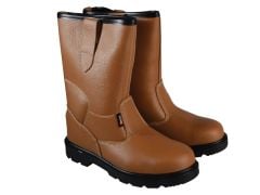 Scan Texas Lined Tan Rigger Boots UK 6 Euro 39 - SCAFWTEXAS6