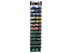 Scan Signs Display - 60 Signs (12 Tier Stand) - SCASSDIS60
