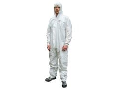 Scan Chemical Splash Resistant Disposable Coverall White Type 5/6 - XXL (45-49in) - SCAWWDOXXL56