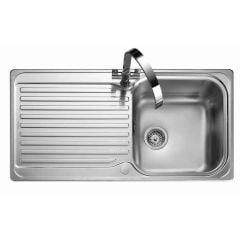 Rangemaster Sedona 1 Bowl Stainless Steel Kitchen Sink - SD9851/