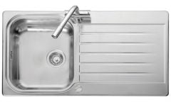 Leisure Sinks Seattle 1 Bowl Inset Kitchen Sink - Stainless Steel - SE9501POL/