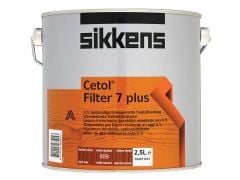 Sikkens Cetol Filter 7 Plus Translucent Woodstain Dark Oak 2.5 Litre - SIKCF7PDO25