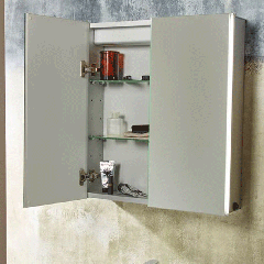 Tavistock Sleek LED Mirrored Bathroom Cabinet 2 Door - SL60AL