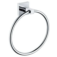 Bristan Square Bathroom Towel Ring - SQ RING C