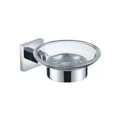 Bristan Square Wall Mounted Soap Dish - Chrome - SQ DISH C