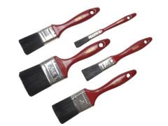 Stanley Tools Decor Paint Brush Set of 5 12, 25, 37, 50 & 62mm - STA026727