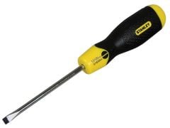 Stanley Tools Cushion Grip Screwdriver Flared Tip 6.5mm x 150mm - STA064919