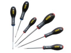 Stanley Tools FatMax Screwdriver Parallel/Flared/Pozi Set of 6 - STA065428