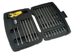 Stanley Tools FatMax T Handle Ratchet Power Key Set of 27 - STA079153
