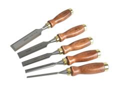 Stanley Tools Bailey Chisel Set of 5 in Leather Pouch - STA116503