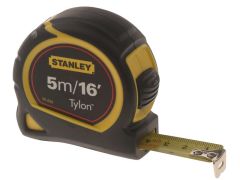 Stanley Tools Tylon Pocket Tape 5m/16ft (Width 19mm) Loose - STA130696N