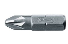 Stanley Tools Pozidriv 2pt Bit 25mm (Box of 25) - STA168949B