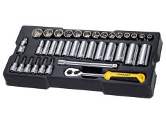Stanley Tools 3/8in Drive Metric Socket Module 36 Piece - STA174174