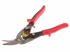 Stanley Tools Red Offset Aviation Snip Left Cut 250mm (10in) - STA214567