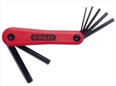 Stanley Tools Hexagon Key Folding Set of 7 Metric (2.5-10mm) - STA469262
