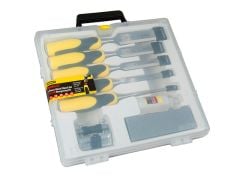 Stanley Tools DynaGrip Chisel + Strike Cap Set of 5 + Access - STA516421