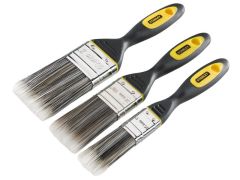 Stanley Tools DynaGrip Synthetic Brush Pack Set of 3 25, 38 & 50mm - STASTPPDS3Z