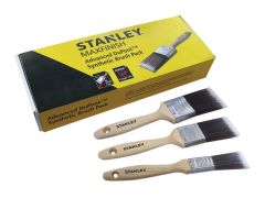 Stanley Tools Max Finish Advanced Synthetic Paint Brush Set of 3 25, 38 & 50mm - STASTPPSS0S