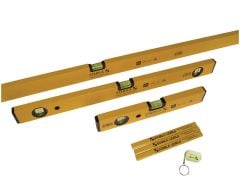 Stabila 70-2 Double Plumb Spirit Level Pack 30cm, 60cm & 180cm - STB702COMBI