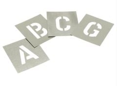 Stencils Set of Zinc Stencils - Letters 1.1/2in - STNL112