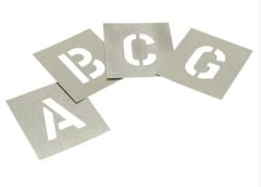 Stencils Set of Zinc Stencils - Letters 2.1/2in - STNL212