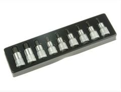 Stahlwille Torx Socket Set of 9 1/2in Drive - STW54TX9