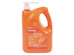 Swarfega Orange Hand Cleaner Pump Top Bottle 4 Litre - SWASOR4LMP
