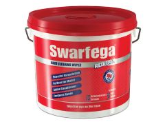 Swarfega Red Box Heavy-Duty Trade Hand Wipes Tub of 150 - SWASRB150W