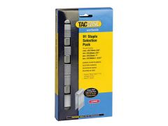 Tacwise 91 Narrow Crown Divergent Point Staples Selection - Electric Tackers Pack 2800 - TAC0204